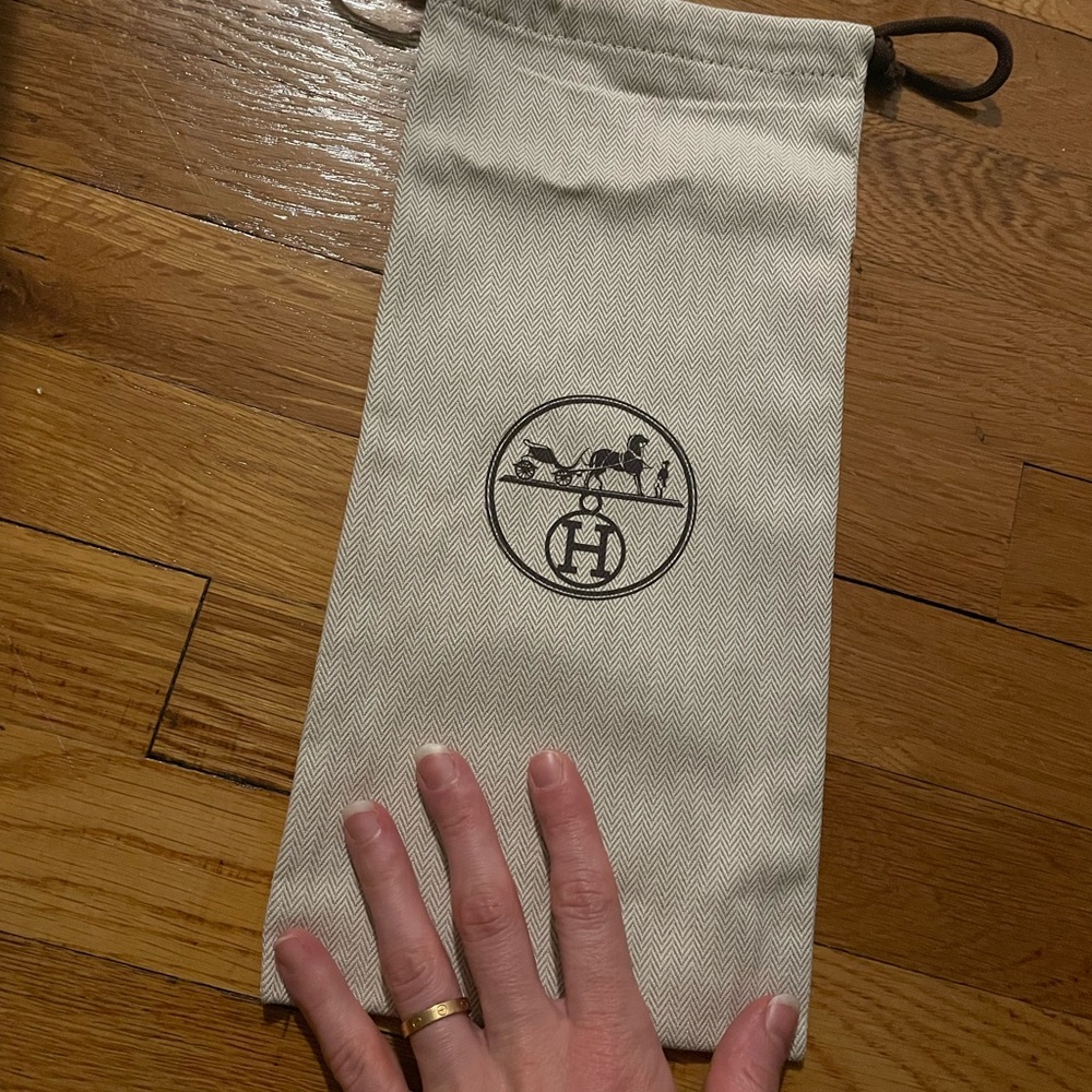 Beige Drawstring Dust Bag
